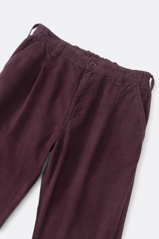 SERVICE WORKS Fine Cord Waiters Pant Burgundy | Pantalon | Edgar Bdx