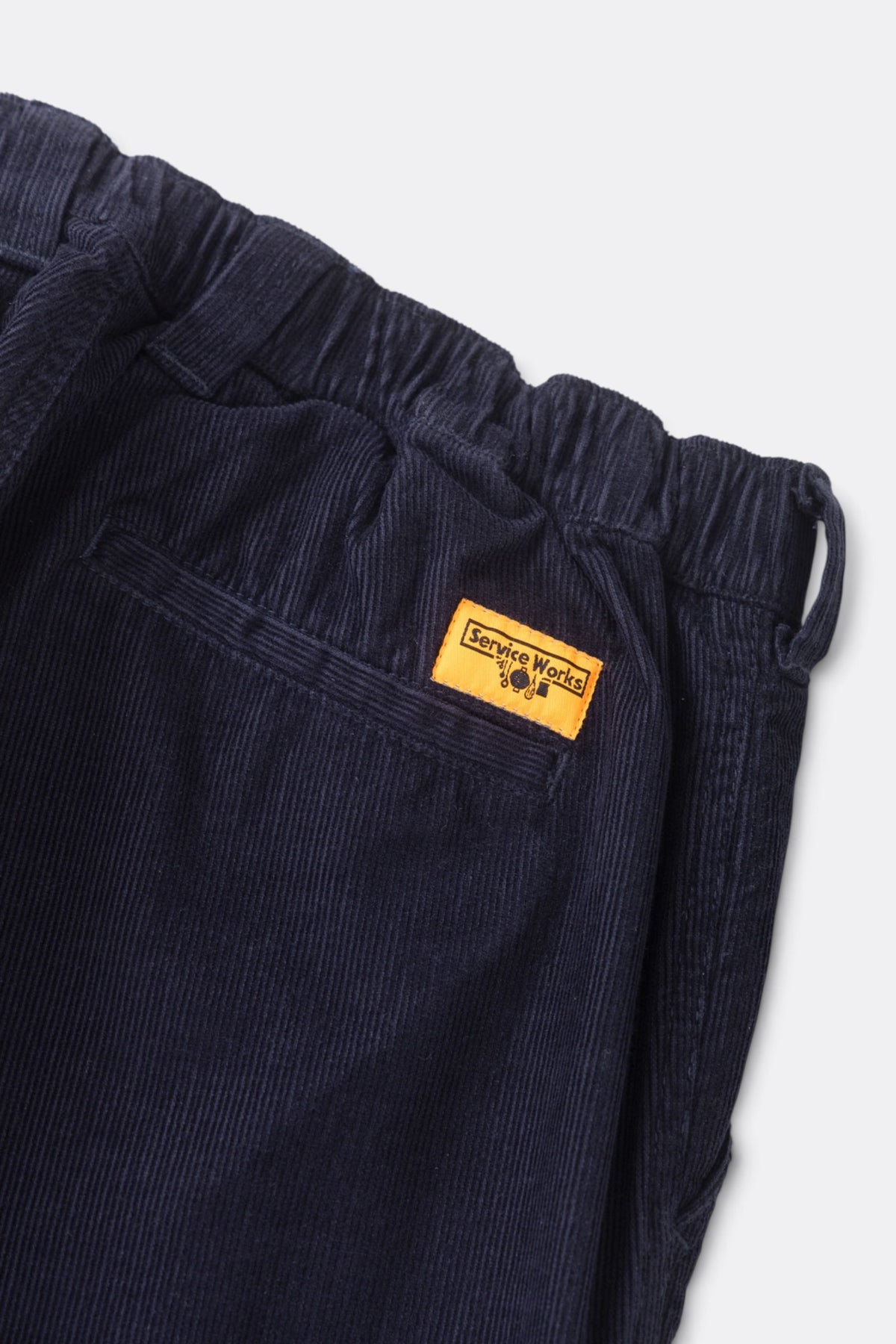 SERVICE WORKS Fine Cord Waiters Pant Dark Navy | Pantalon | Edgar Bdx