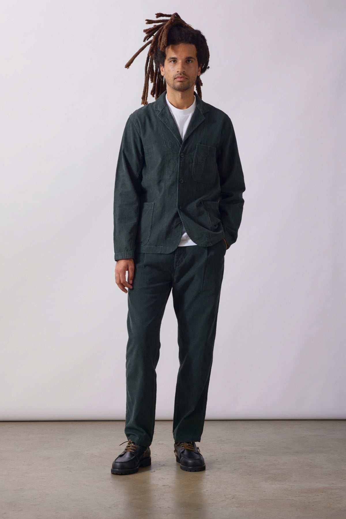 SERVICE WORKS Fine Cord Waiters Pant Jewel | Pantalon | Edgar Bdx