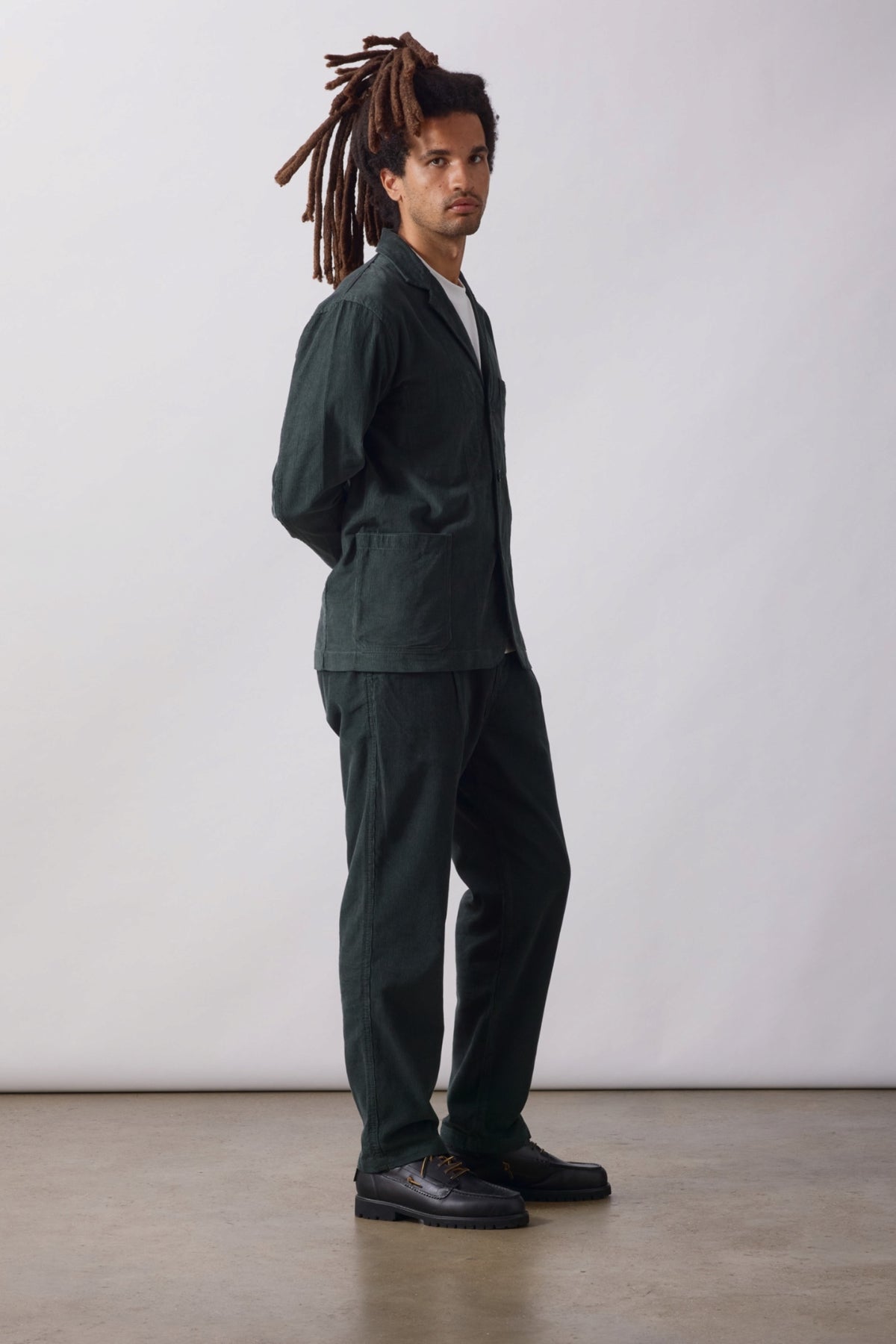 SERVICE WORKS Fine Cord Waiters Pant Jewel | Pantalon | Edgar Bdx