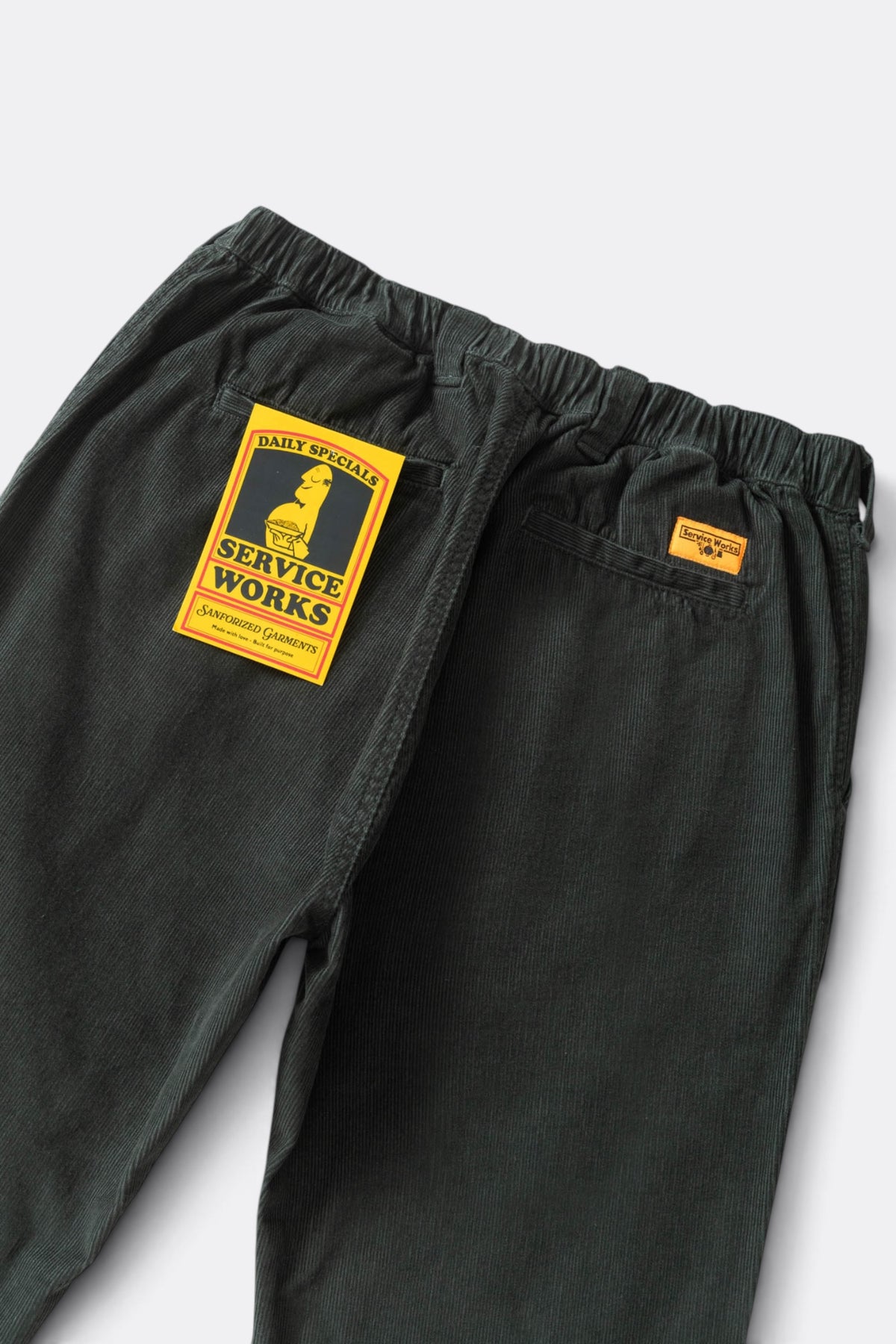SERVICE WORKS Fine Cord Waiters Pant Jewel | Pantalon | Edgar Bdx
