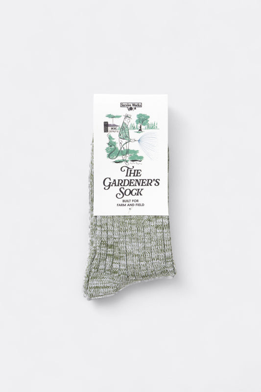 Service Works - Gardener Flecked Socks (Green)