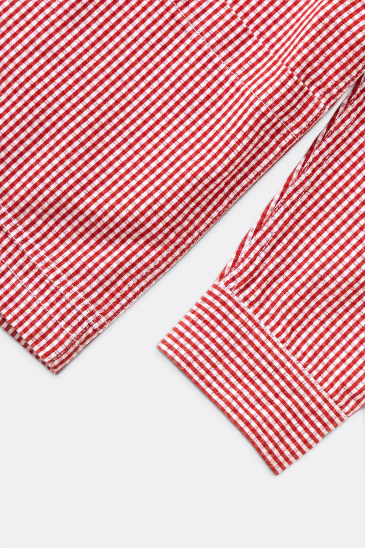 SERVICE WORKS Gingham Waiter Shirt Red | Chemise Coton Bio | Edgar Bdx