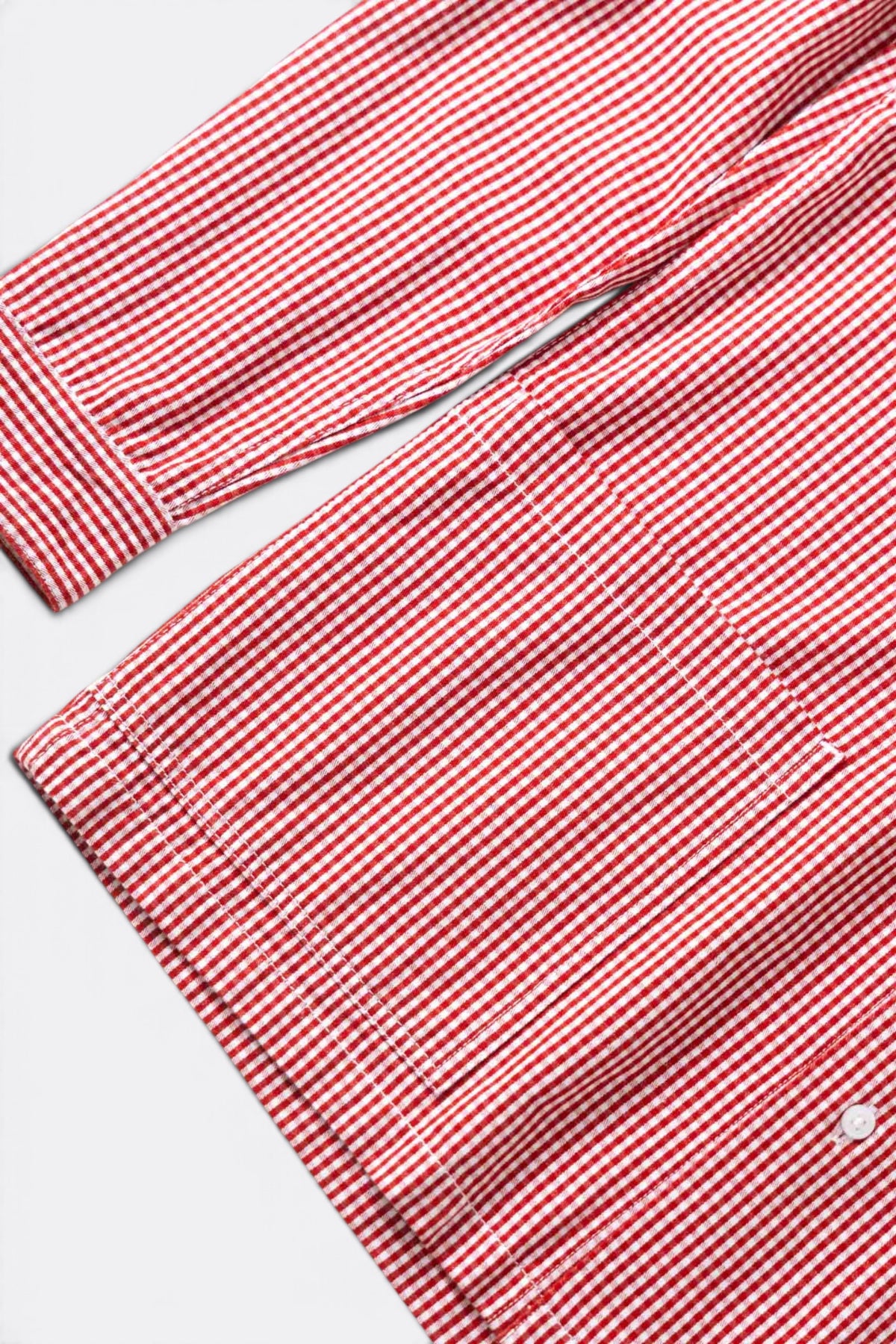 SERVICE WORKS Gingham Waiter Shirt Red | Chemise Coton Bio | Edgar Bdx