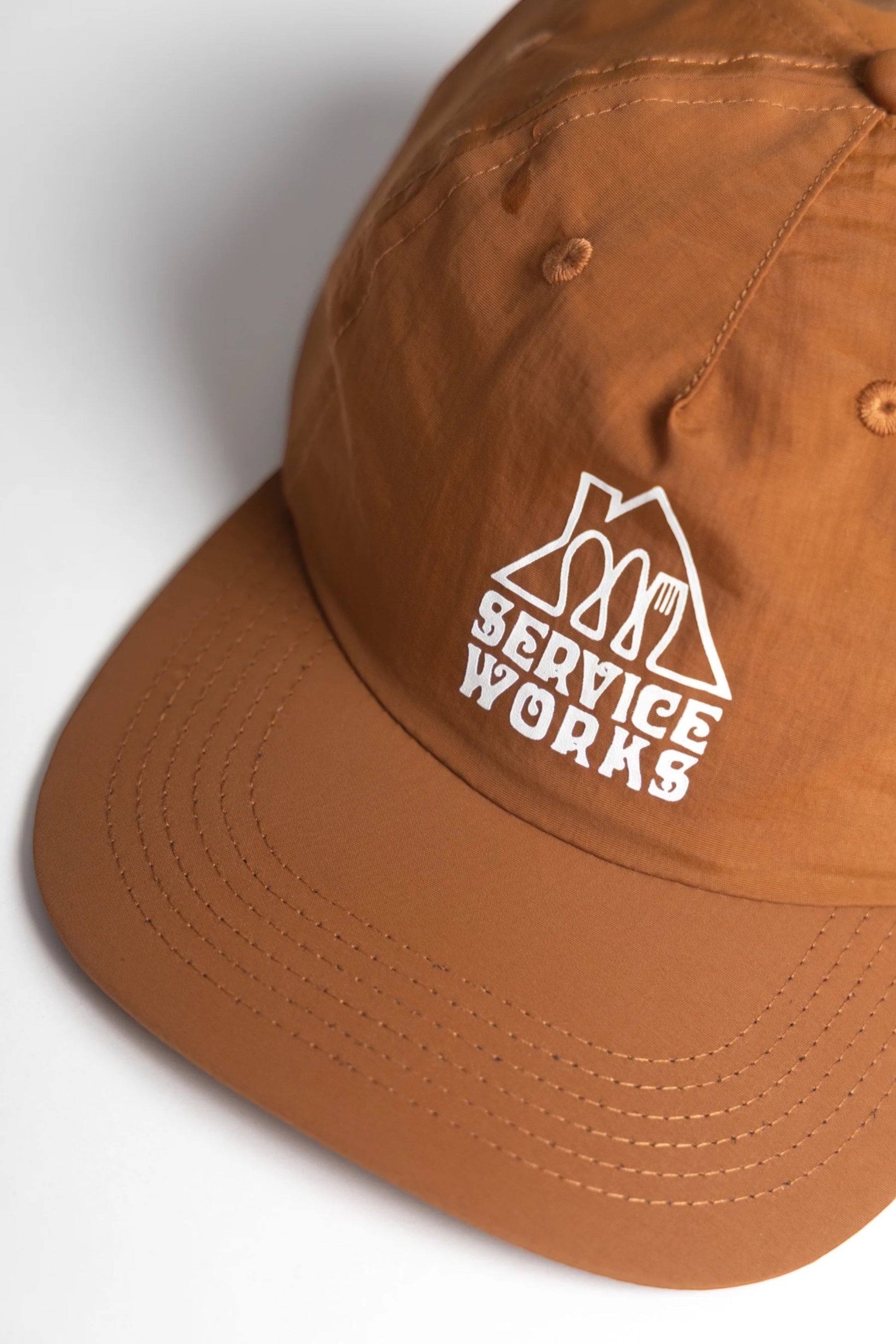 Service Works Home Comforts Cap Rust | Casquette Nylon Profil Bas | Edgar Bdx