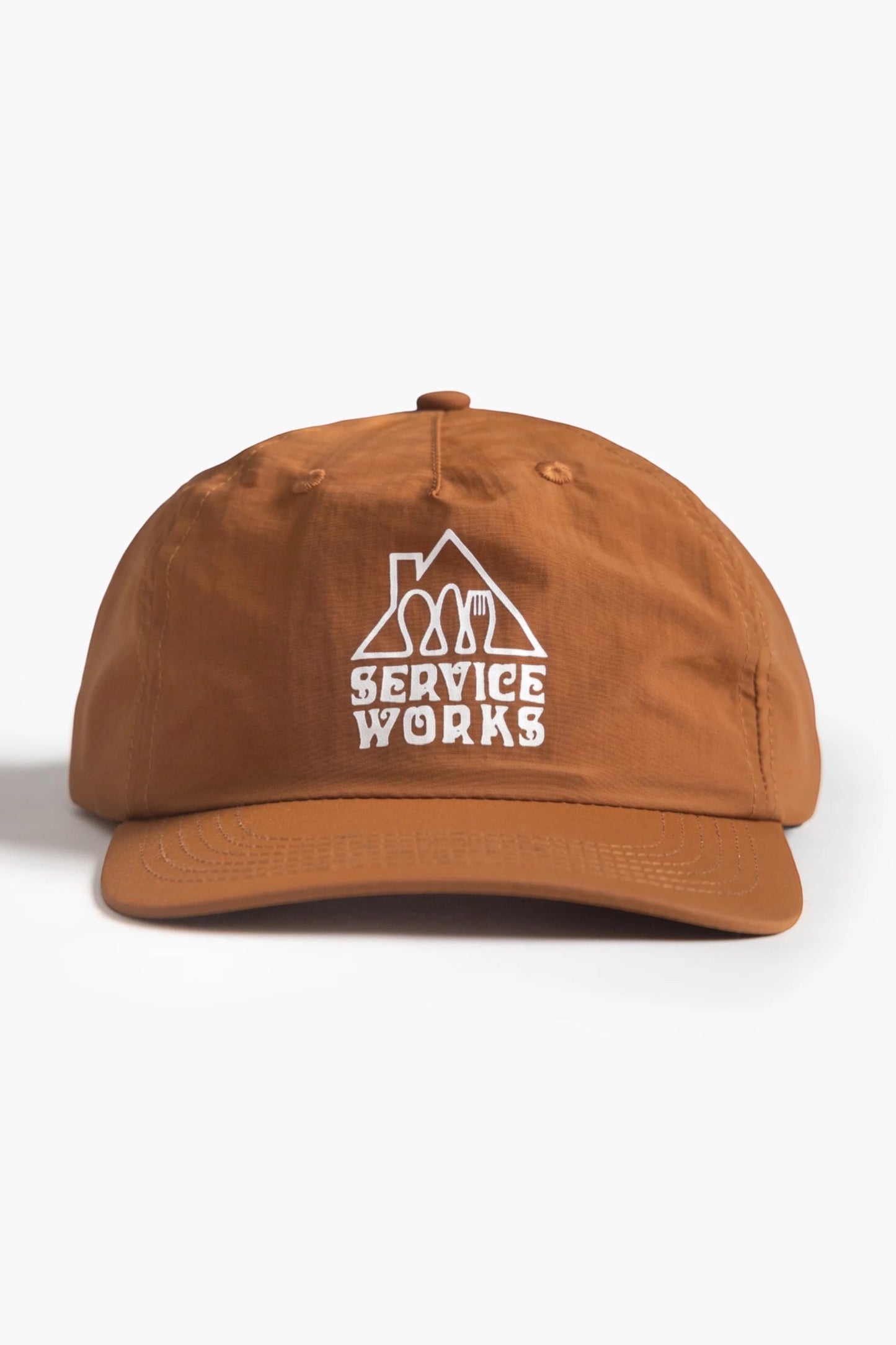 Service Works Home Comforts Cap Rust | Casquette Nylon Profil Bas | Edgar Bdx