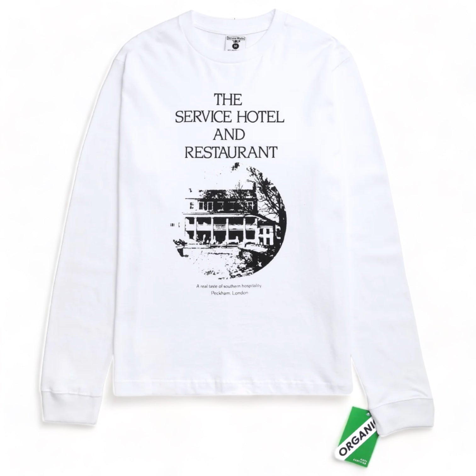 Service Works - Hotel Long Sleeve Tee (White)