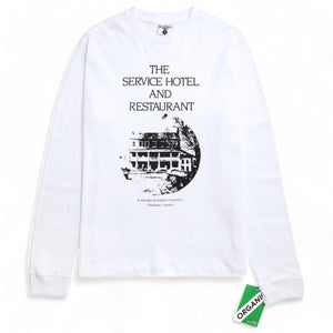 Service Works - Hotel Long Sleeve Tee (White)