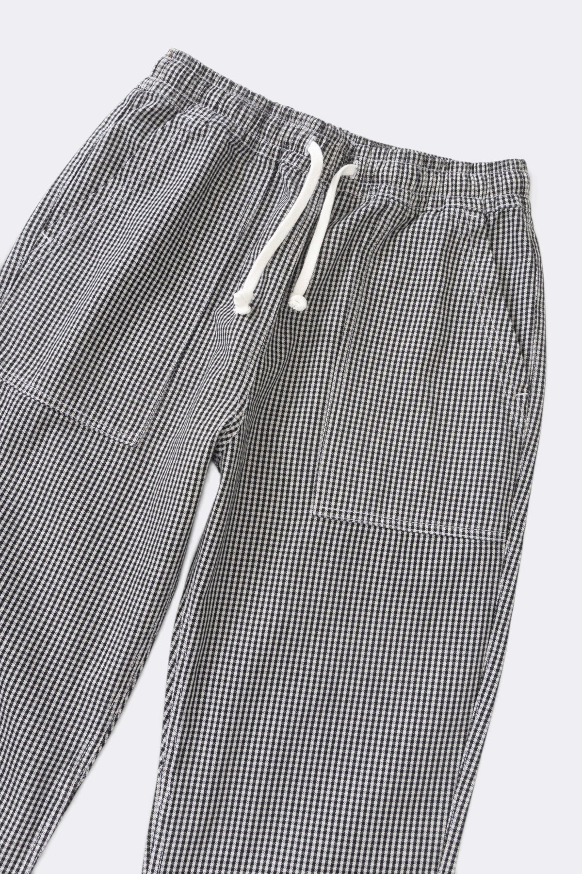 SERVICE WORKS House Gingham Chef Pants Black | Pantalon | Edgar Bdx
