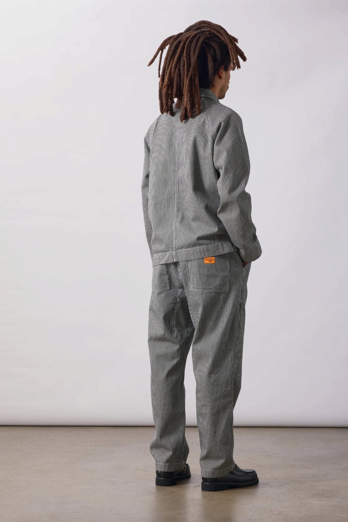 SERVICE WORKS House Gingham Chef Pants Black | Pantalon | Edgar Bdx