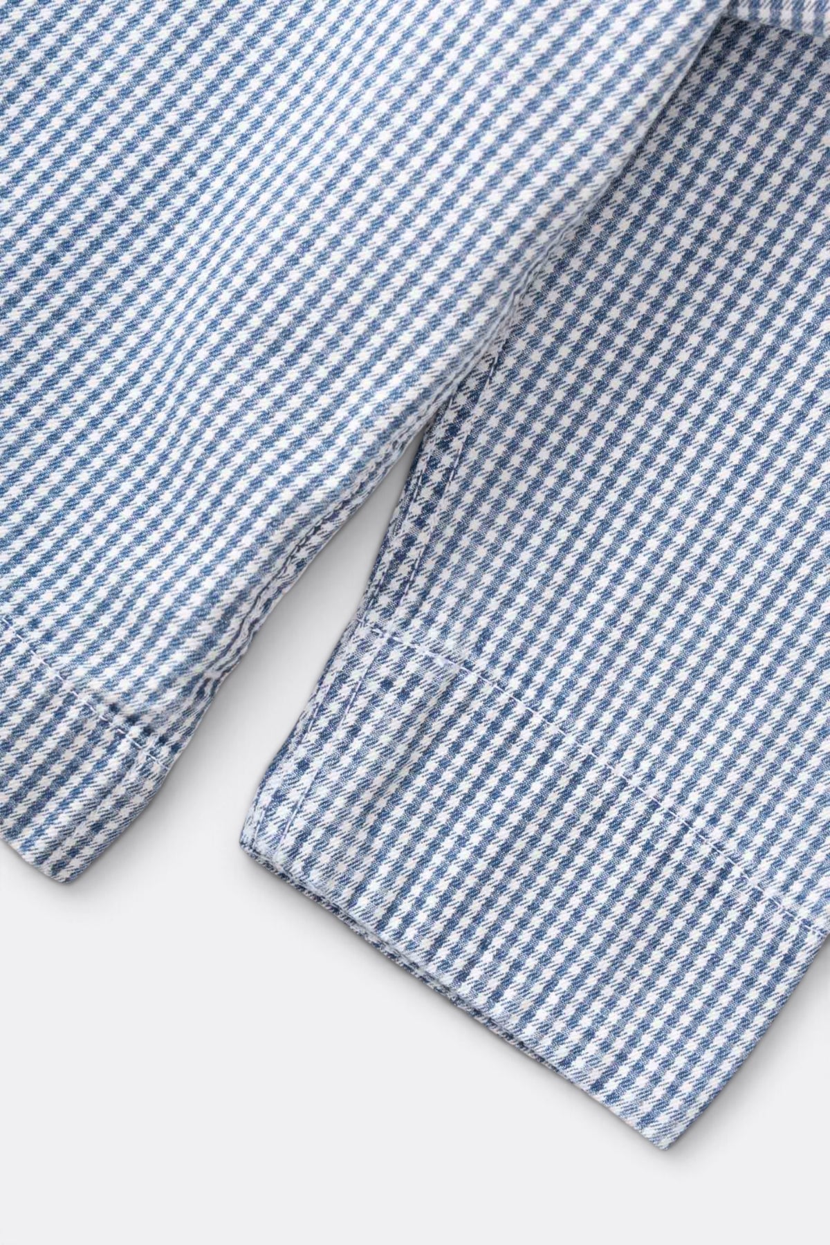 SERVICE WORKS House Gingham FOH Overshirt Blue | Veste | Edgar Bdx