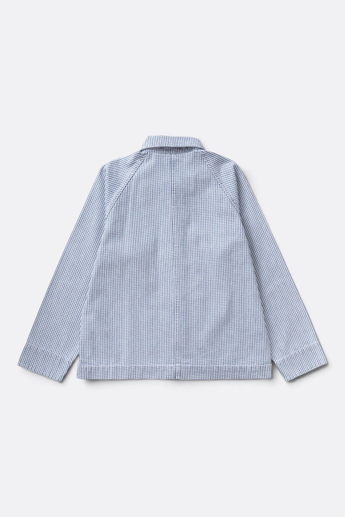 SERVICE WORKS House Gingham FOH Overshirt Blue | Veste | Edgar Bdx