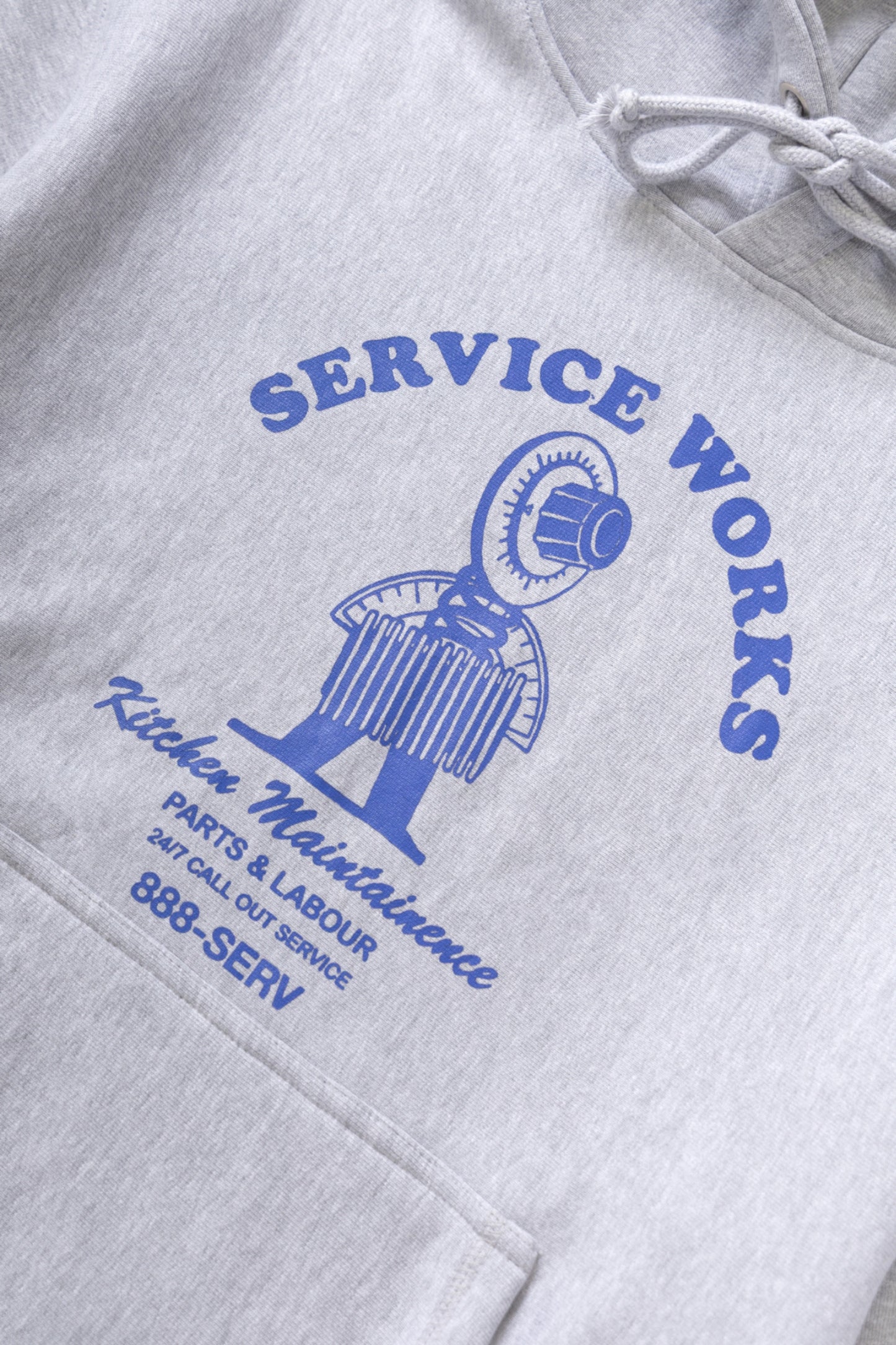 Service Works - Maintenance Hoodie (Heather Grey)