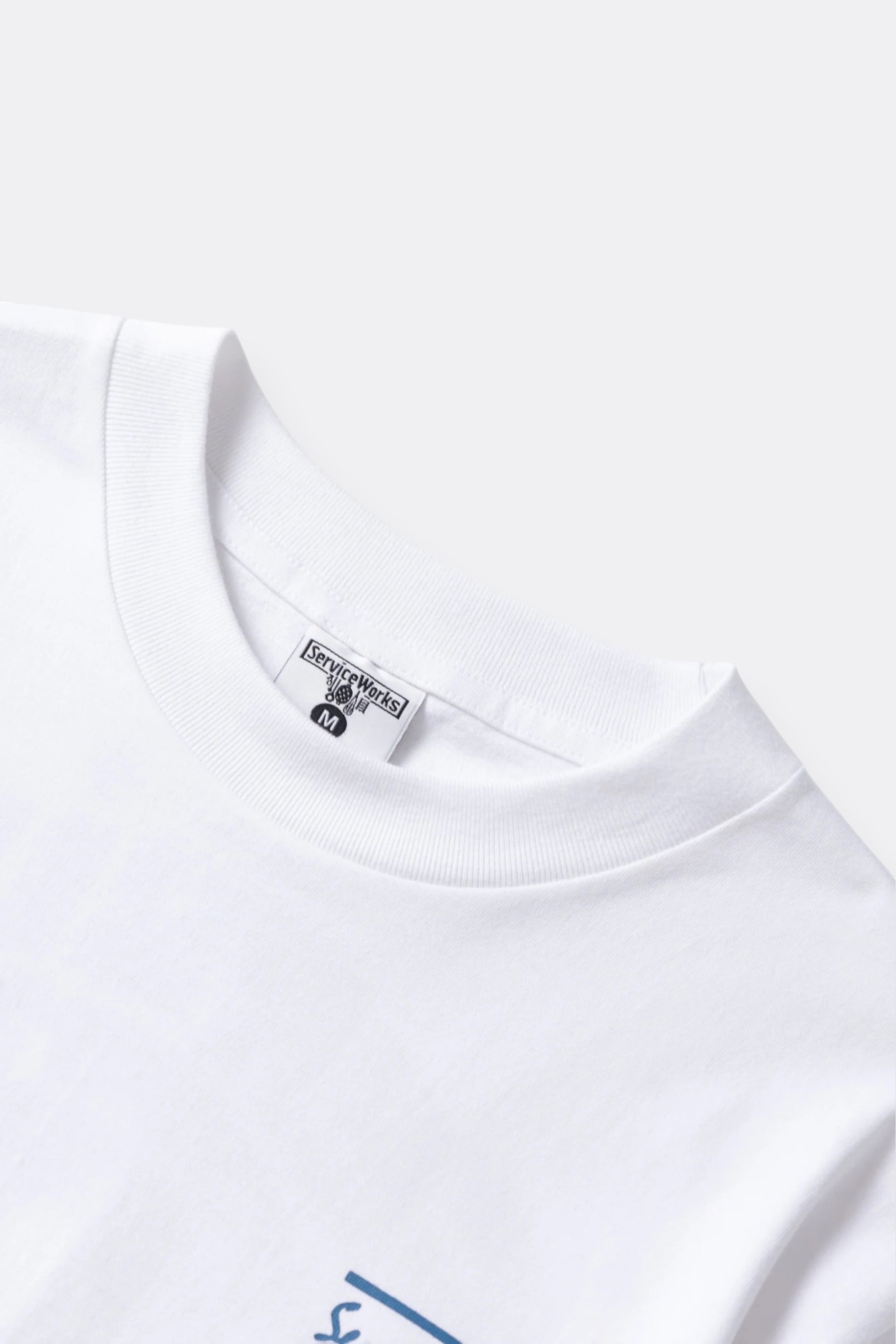 Service Works Milos Tee White | T-Shirt Coton Bio GOTS 250g | Edgar Bdx
