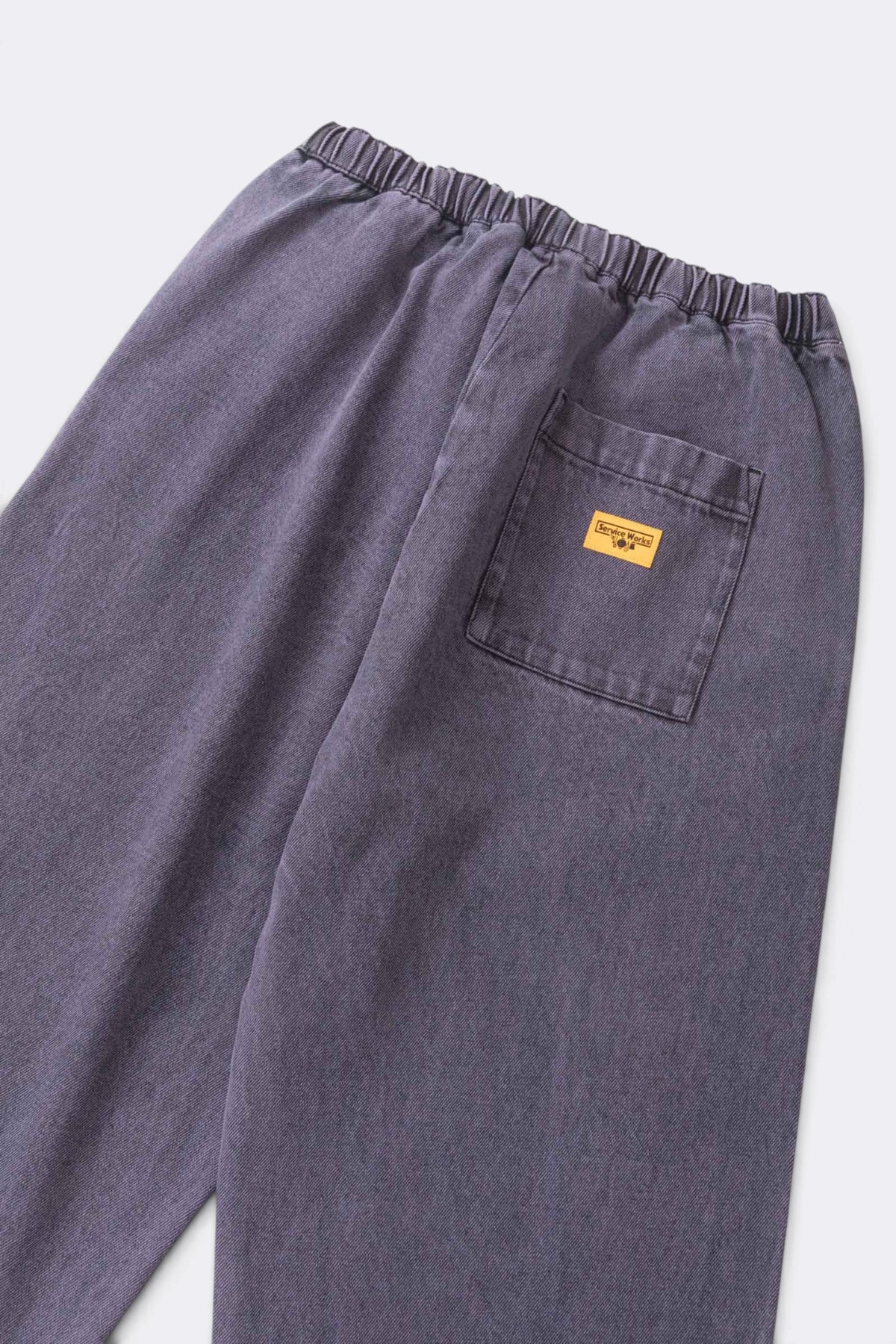 SERVICE WORKS Over-Dyed Easy Chef Pants Mauve | Pantalon | Edgar Bdx