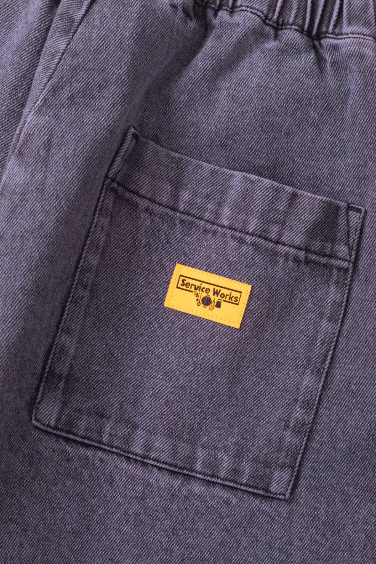 SERVICE WORKS Over-Dyed Easy Chef Pants Mauve | Pantalon | Edgar Bdx