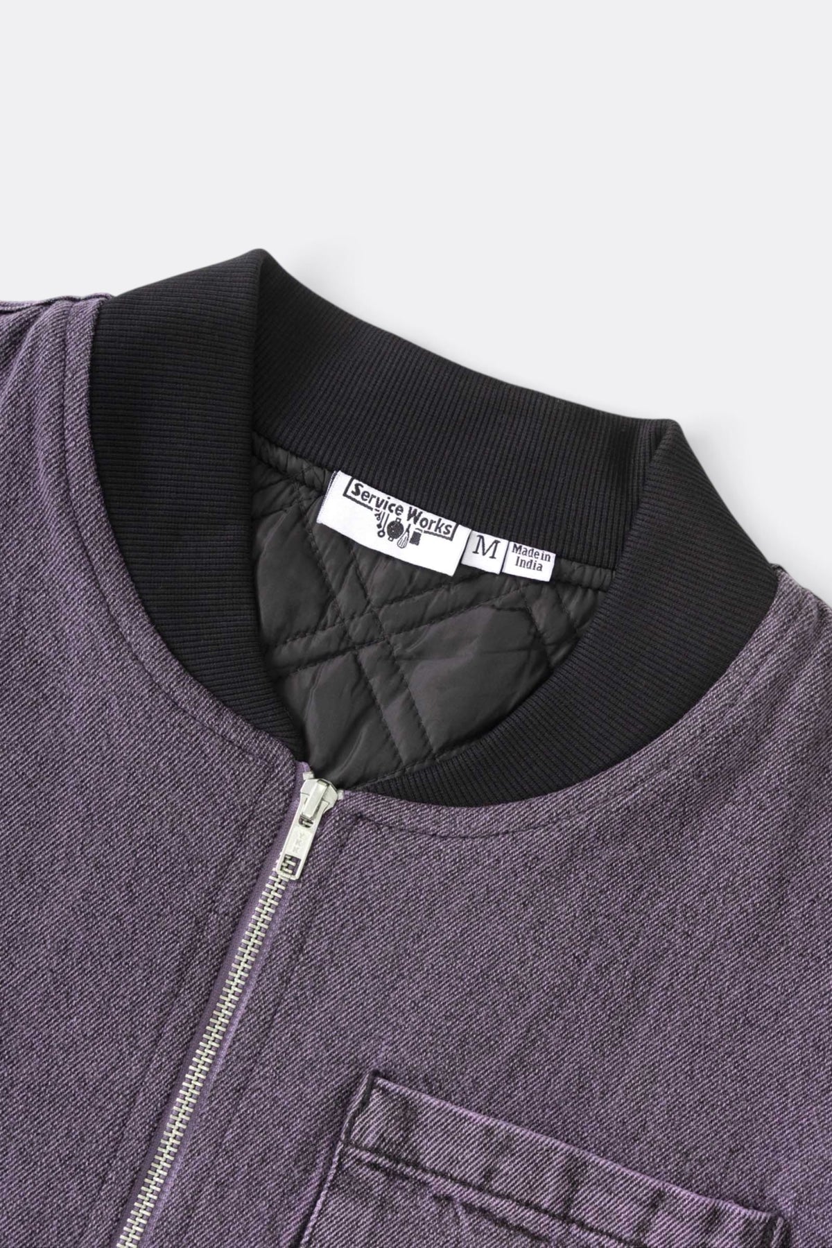SERVICE WORKS Over-Dyed Work Vest Mauve | Gilet | Edgar Bdx