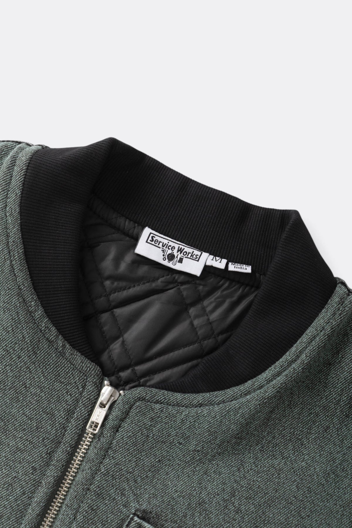SERVICE WORKS Over-Dyed Work Vest Sage | Gilet | Edgar Bdx