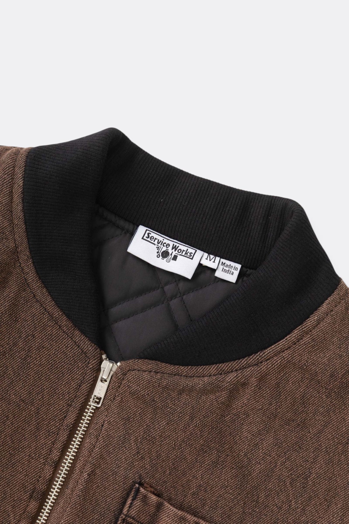 SERVICE WORKS Over-Dyed Work Vest Umber | Gilet | Edgar Bdx