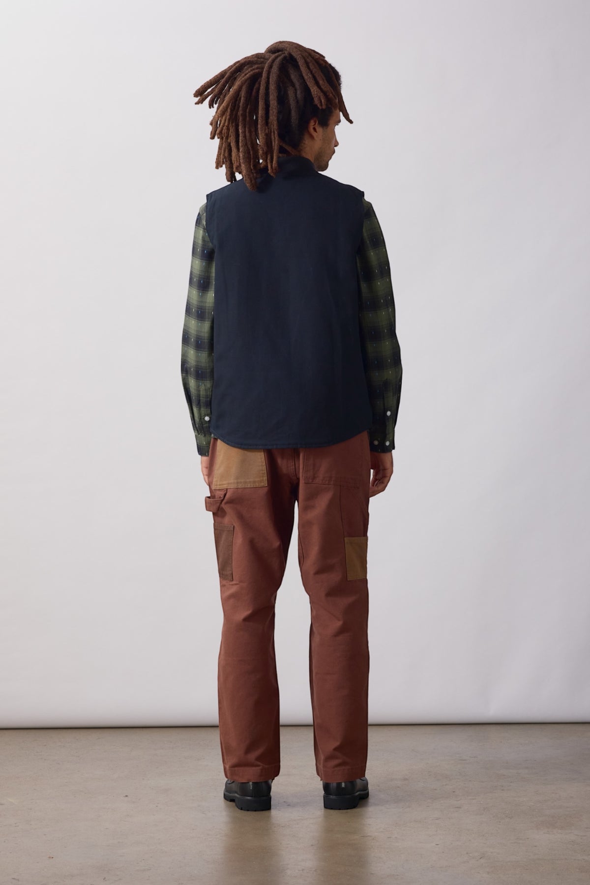 SERVICE WORKS Padded Work Vest Jacket Olive | Gilet | Edgar Bdx