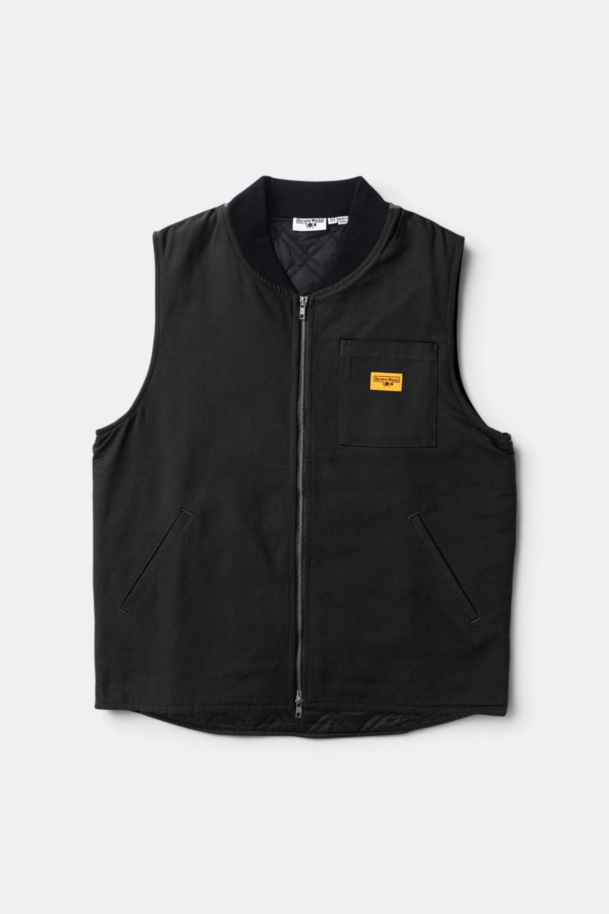 SERVICE WORKS Padded Work Vest Jacket Olive | Gilet | Edgar Bdx