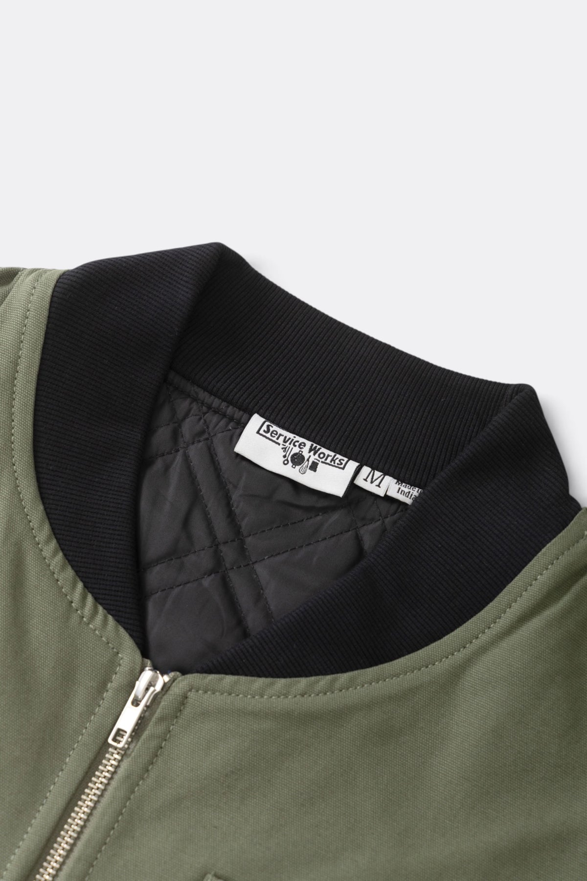 SERVICE WORKS Padded Work Vest Jacket Olive | Gilet | Edgar Bdx