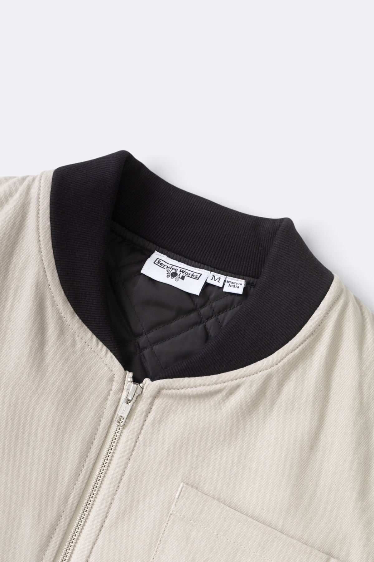 SERVICE WORKS Padded Work Vest Jacket Stone | Gilet | Edgar Bdx