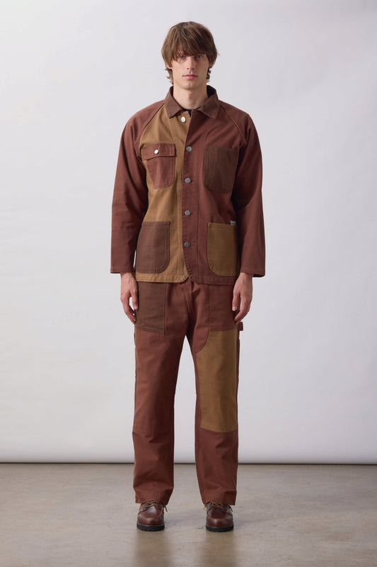 SERVICE WORKS Patchwork Utility Chef Pants Brown |Pantalon| Edgar Bdx