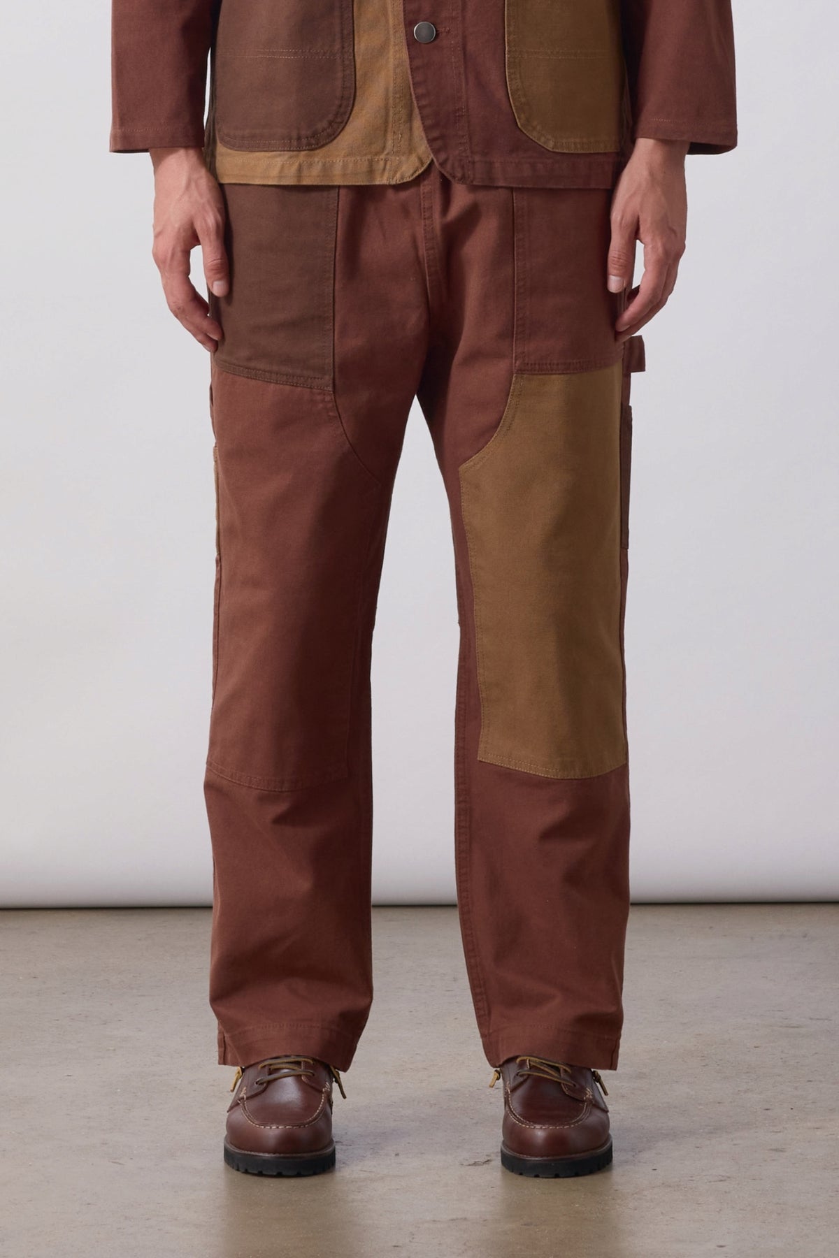 SERVICE WORKS Patchwork Utility Chef Pants Brown |Pantalon| Edgar Bdx