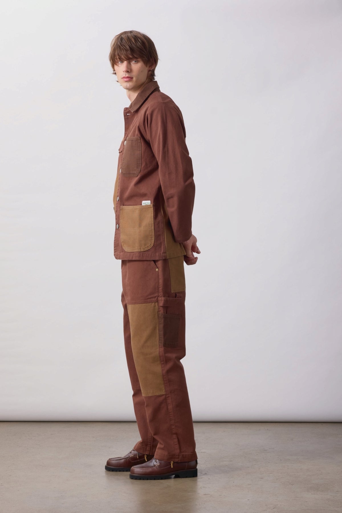 SERVICE WORKS Patchwork Utility Chef Pants Brown |Pantalon| Edgar Bdx