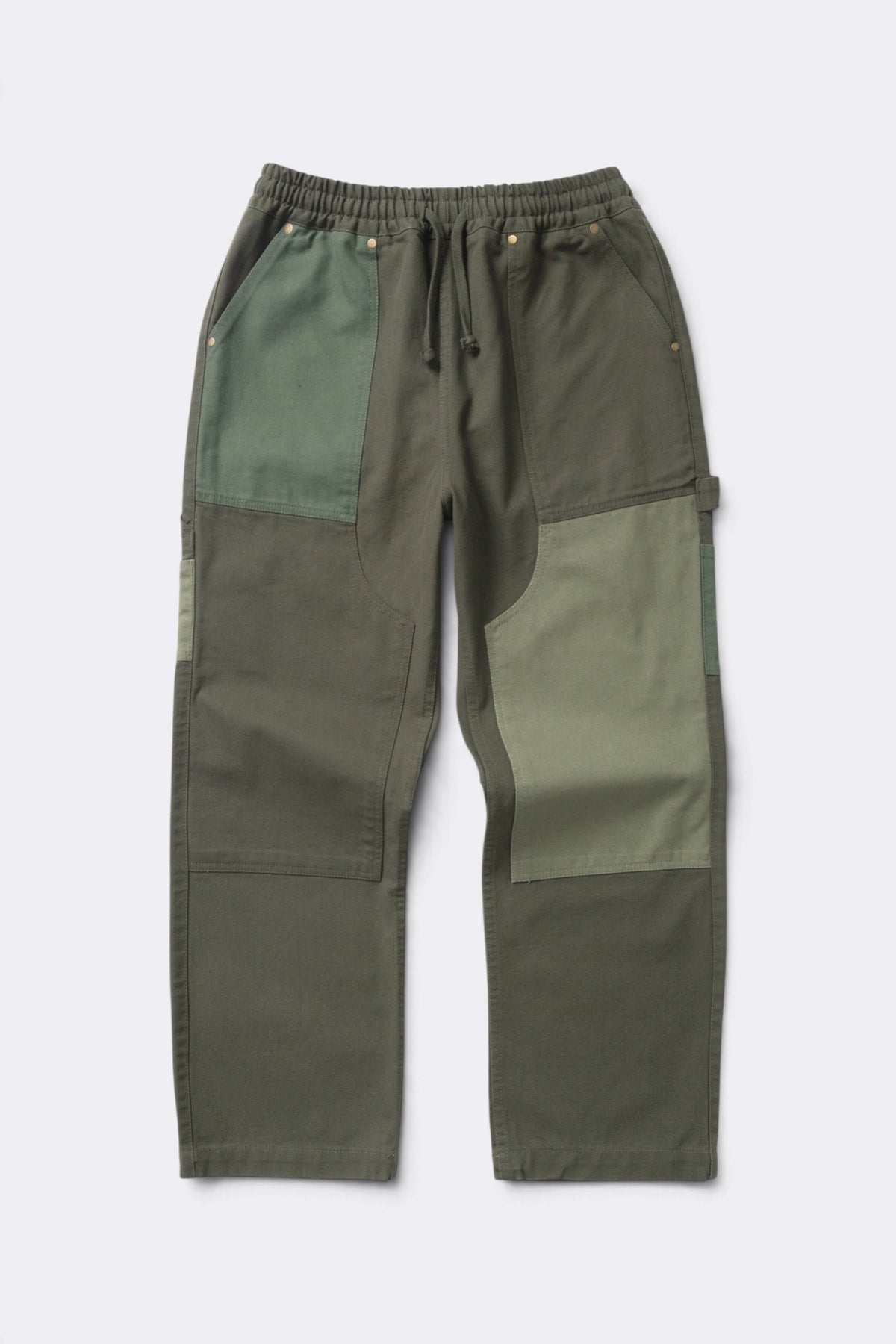 SERVICE WORKS Patchwork Utility Chef Pants Green |Pantalon| Edgar Bdx