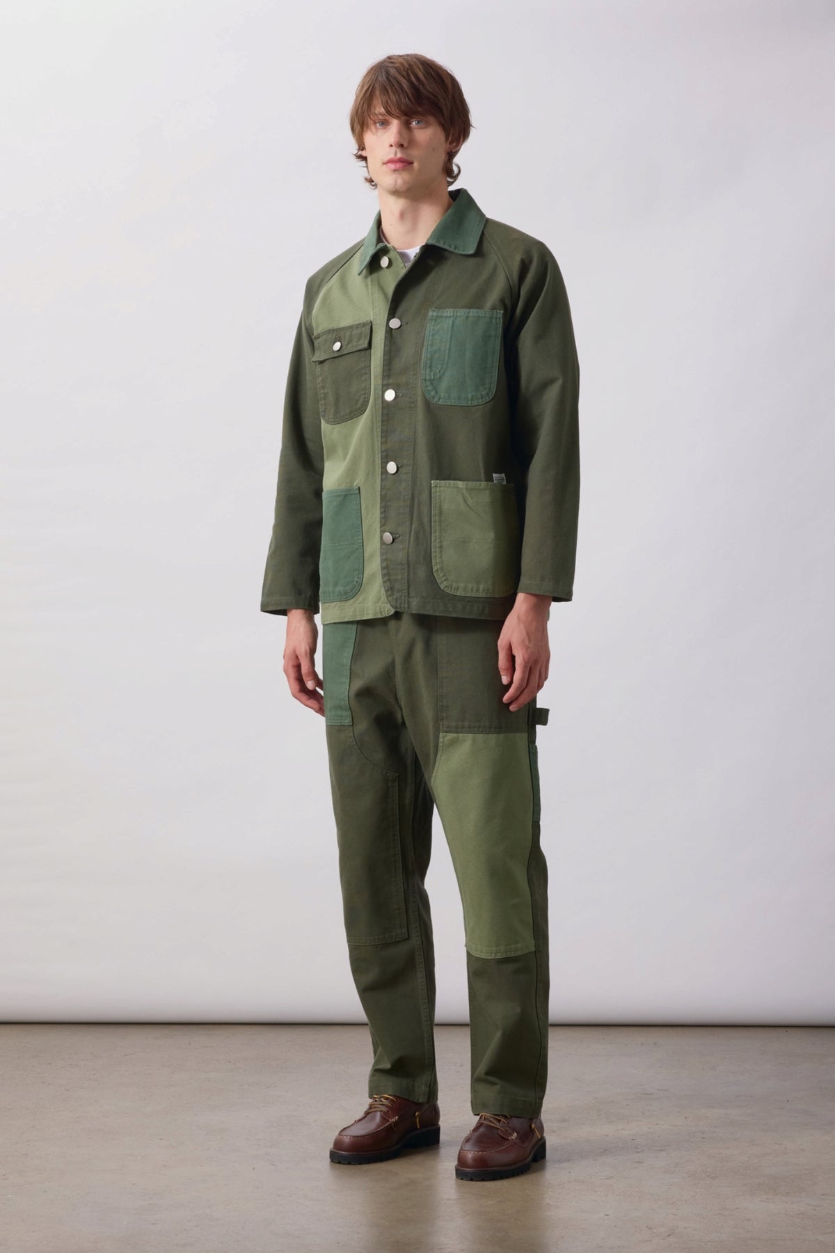 SERVICE WORKS Patchwork Utility Chef Pants Green |Pantalon| Edgar Bdx