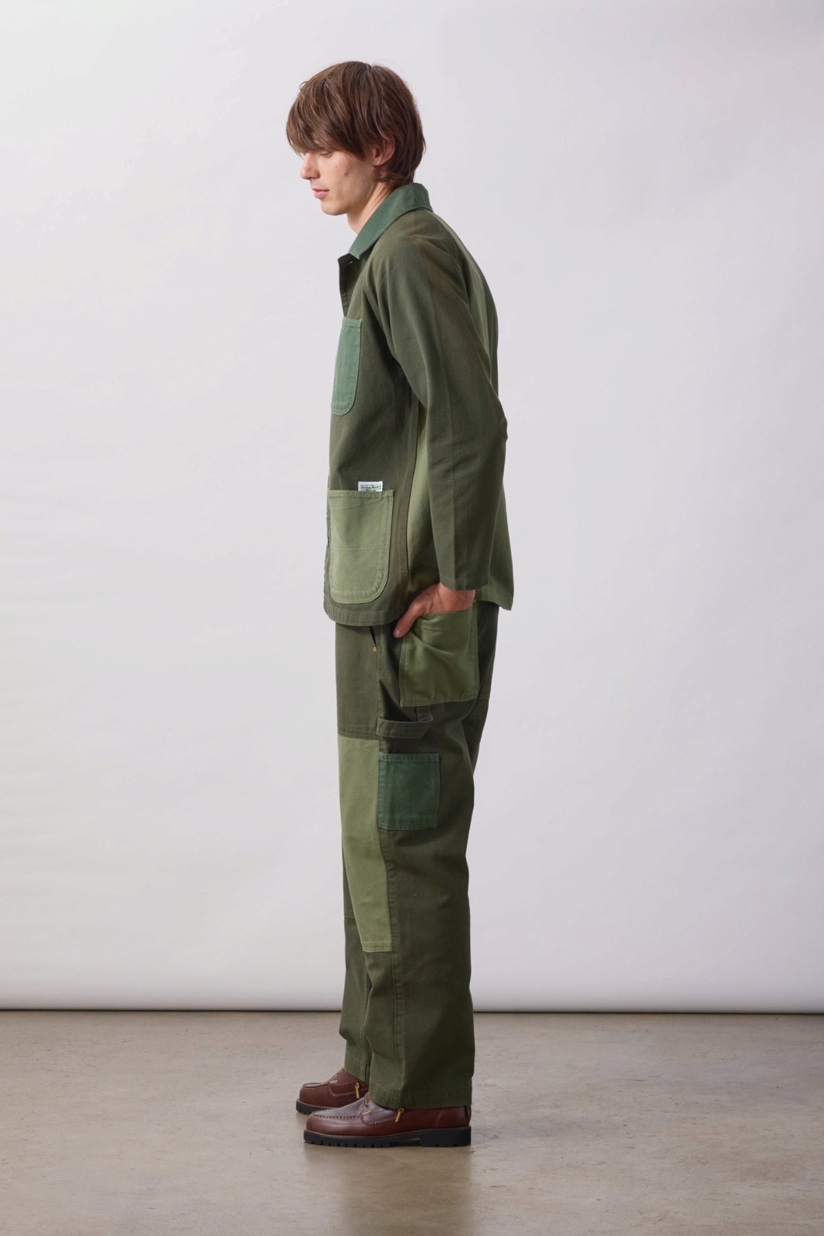 SERVICE WORKS Patchwork Utility Chef Pants Green |Pantalon| Edgar Bdx