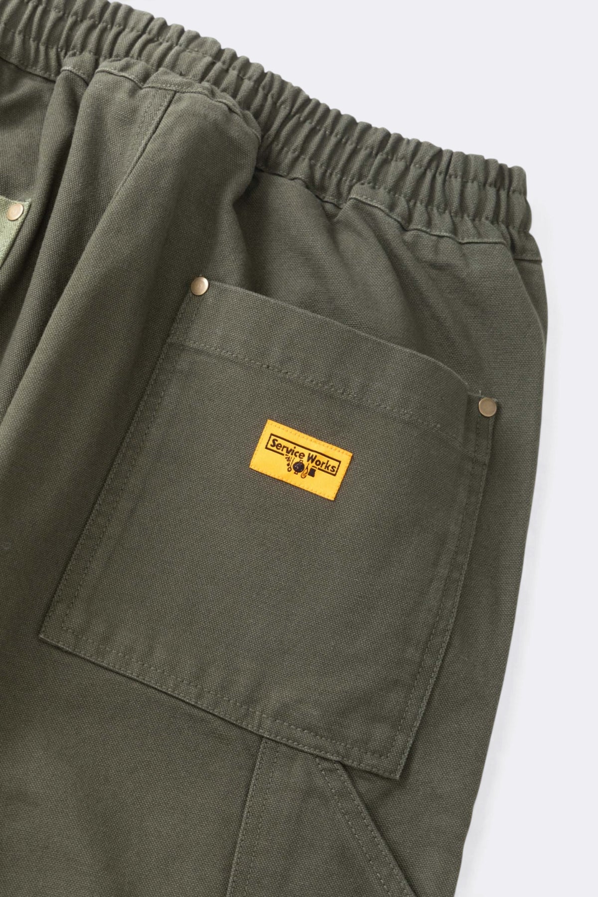 SERVICE WORKS Patchwork Utility Chef Pants Green |Pantalon| Edgar Bdx
