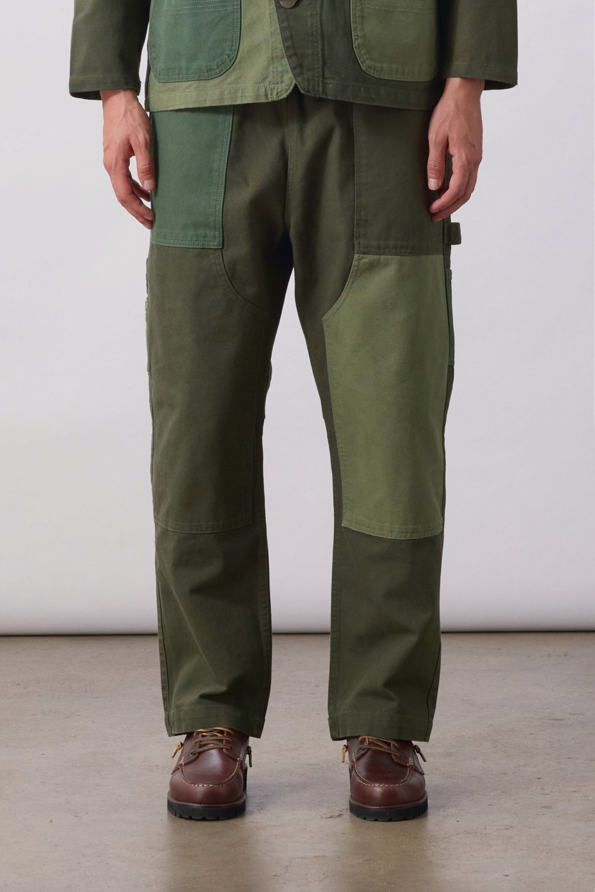 SERVICE WORKS Patchwork Utility Chef Pants Green |Pantalon| Edgar Bdx