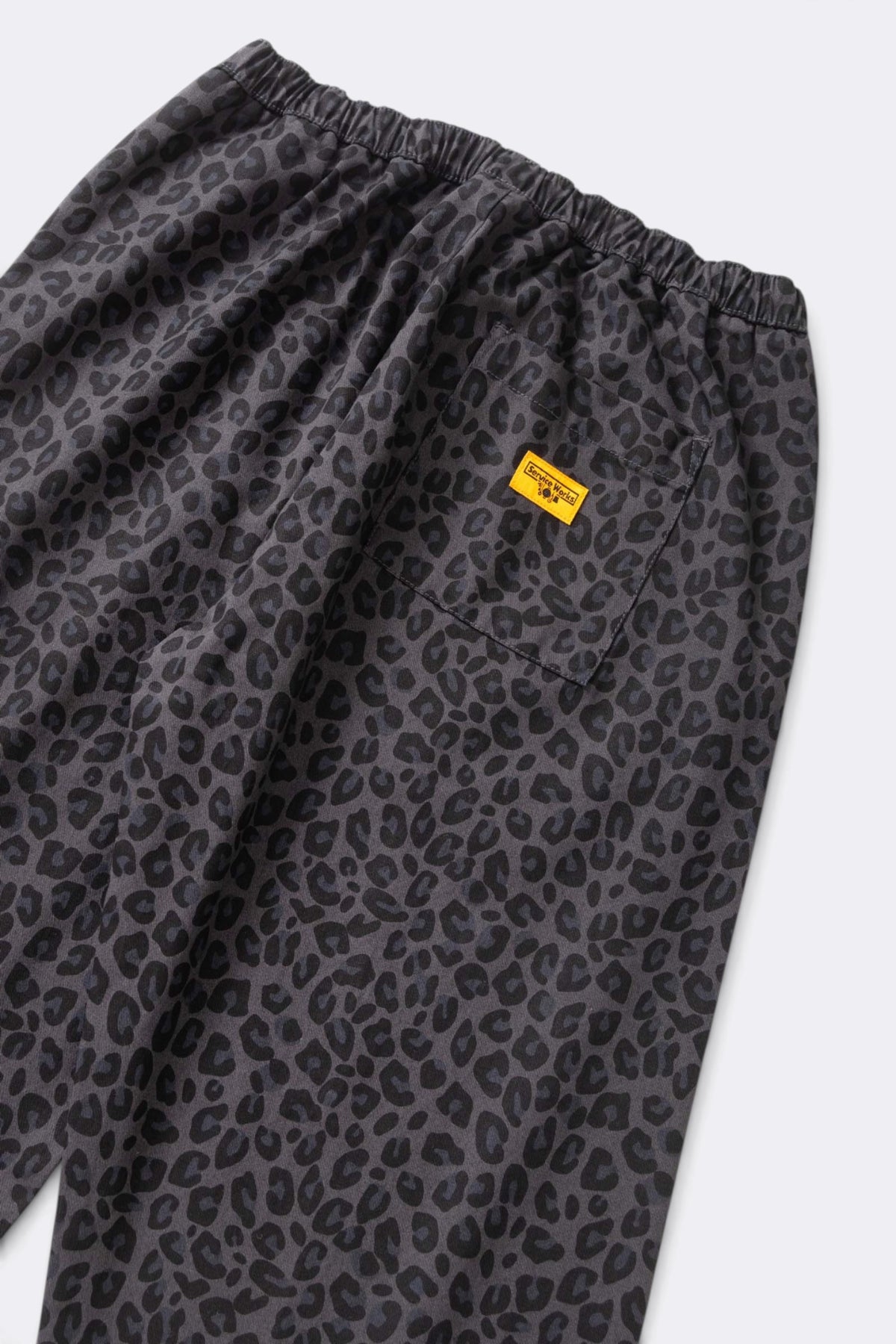 SERVICE WORKS Patterned Easy Chef Pants Black Leopard | Edgar Bdx