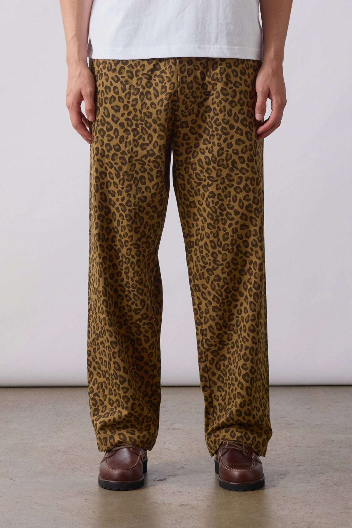 SERVICE WORKS Patterned Easy Chef Pants Brown Leopard | Edgar Bdxv