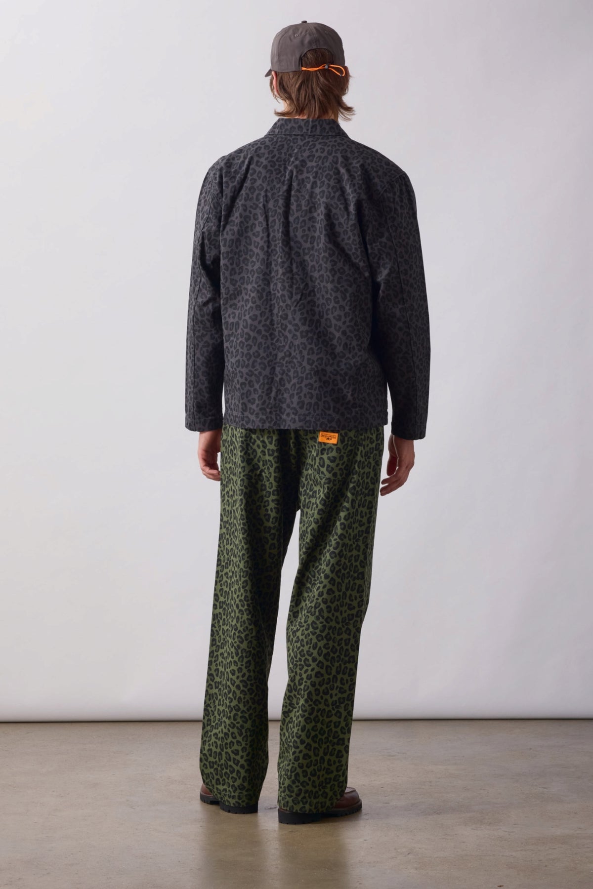 SERVICE WORKS Patterned Easy Chef Pants Green Leopard | Edgar Bdx