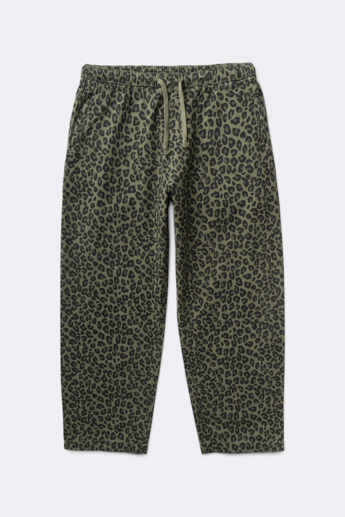 Patterned Easy Chef Pants (Green Leopard)