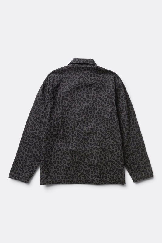 SERVICE WORKS Patterned Easy Chef Shirt Black Leopard | Edgar Bdx