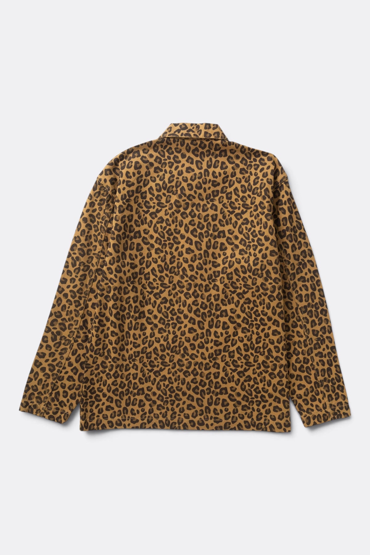 SERVICE WORKS Patterned Easy Chef Shirt Brown Leopard | Edgar Bdx