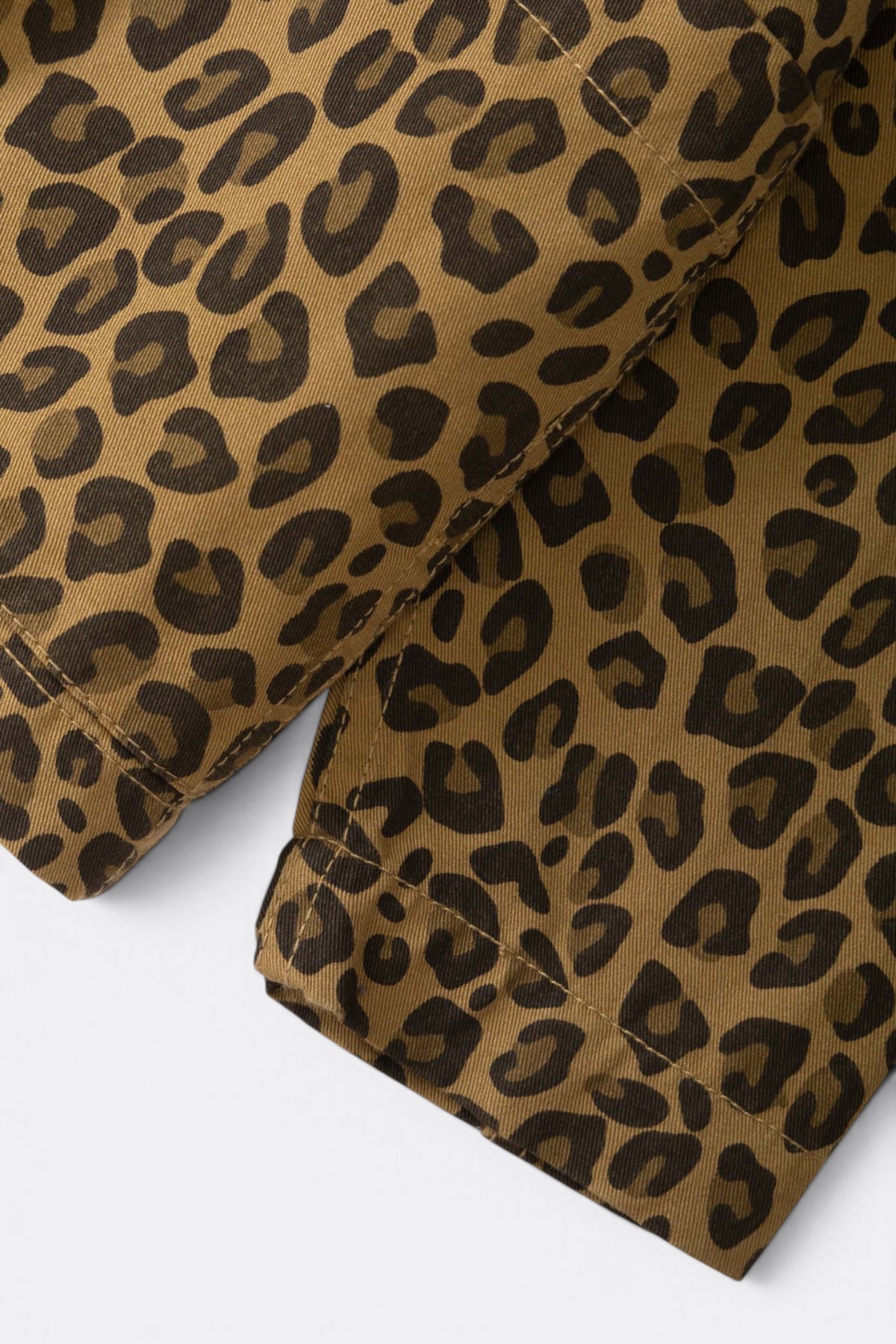 SERVICE WORKS Patterned Easy Chef Shirt Brown Leopard | Edgar Bdx