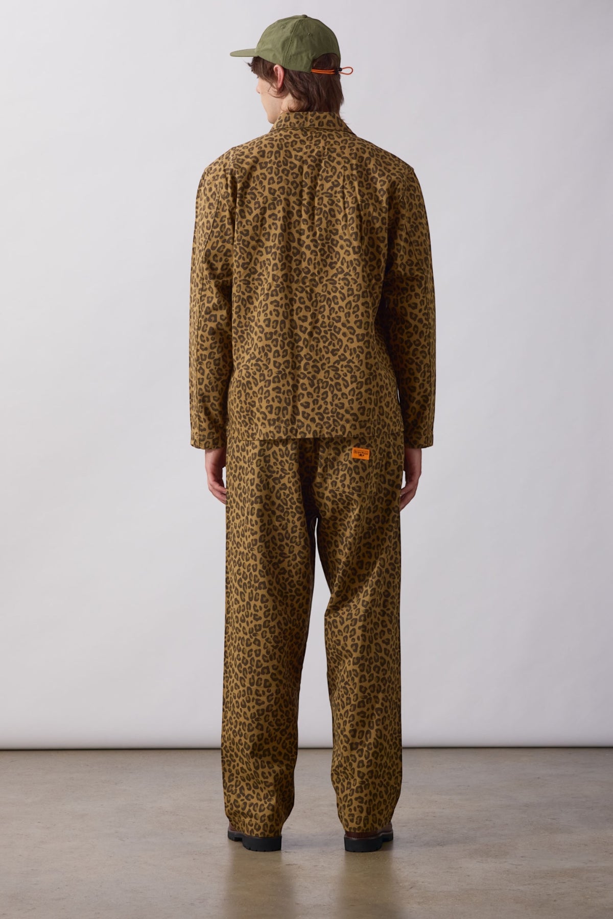 SERVICE WORKS Patterned Easy Chef Shirt Brown Leopard | Edgar Bdx