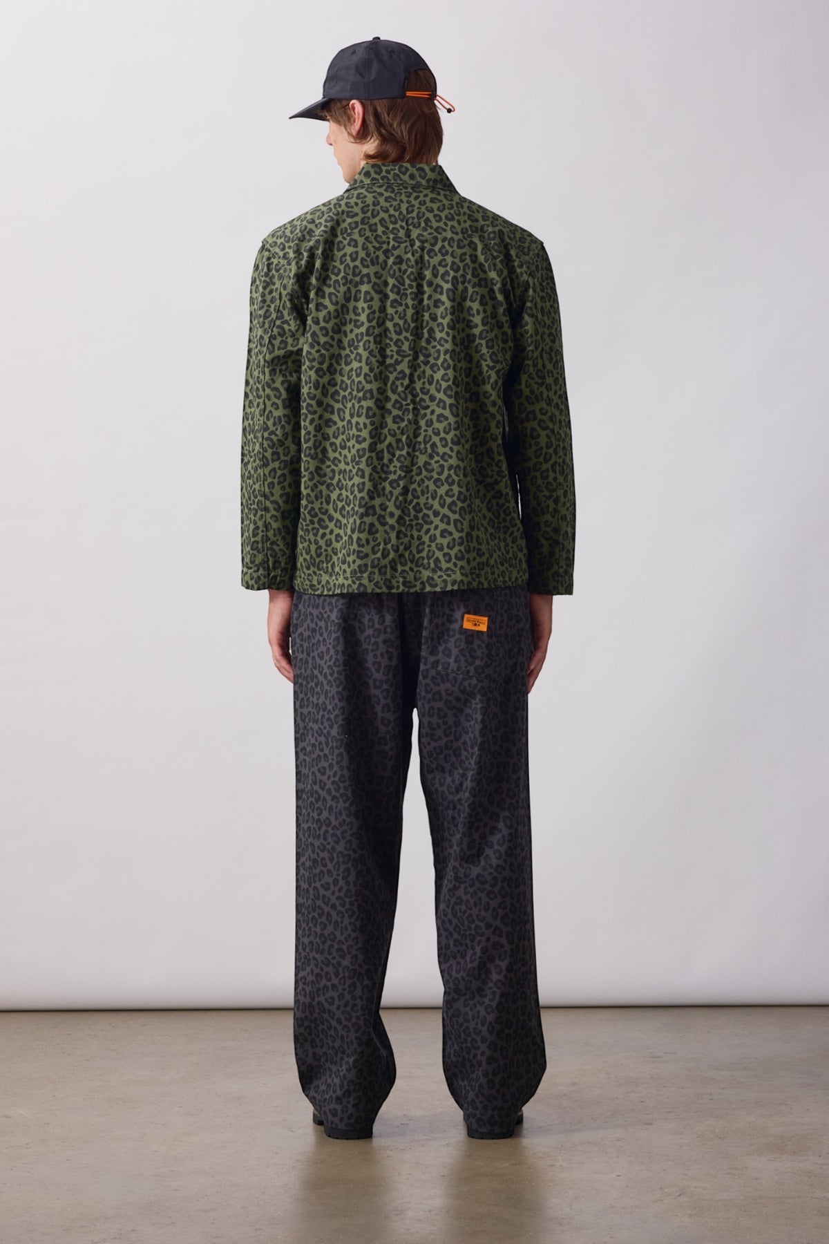 Service Works Patterned Easy Chef Shirt Green Leopard | Edgar Bdx