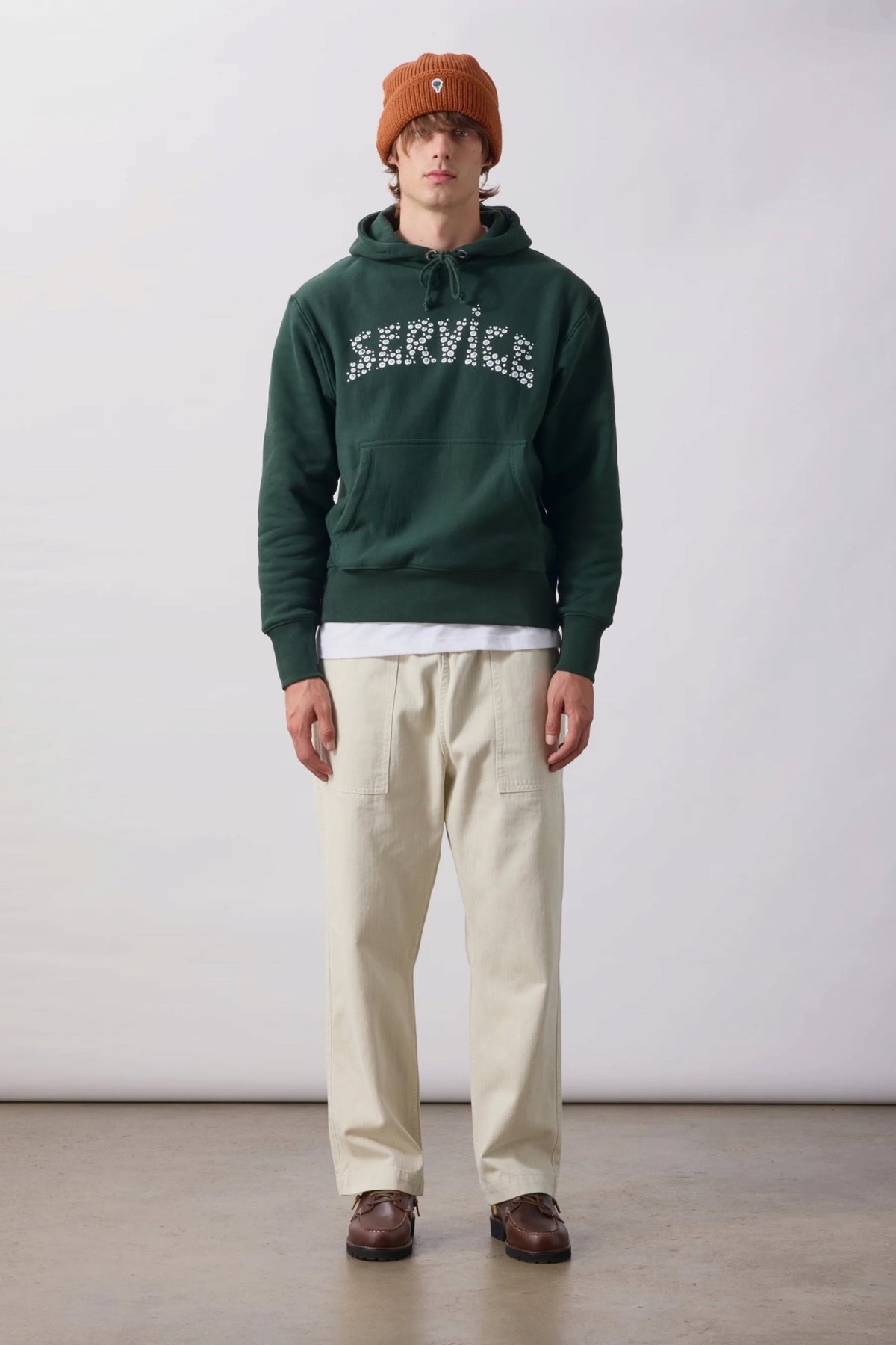 SERVICE WORKS Pigment HBT Chef Pants Bone | Pantalon | Edgar Bdx