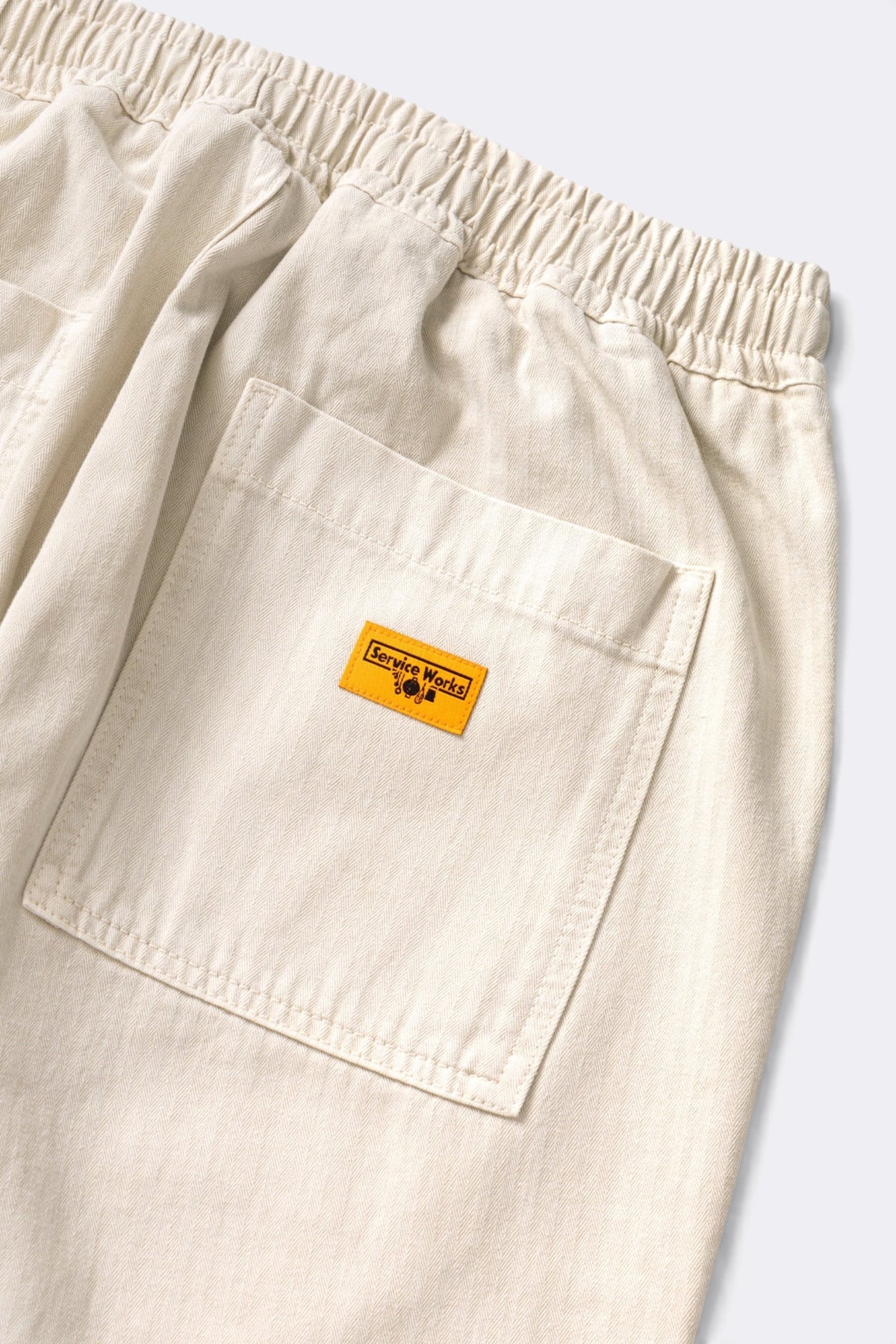 SERVICE WORKS Pigment HBT Chef Pants Bone | Pantalon | Edgar Bdx