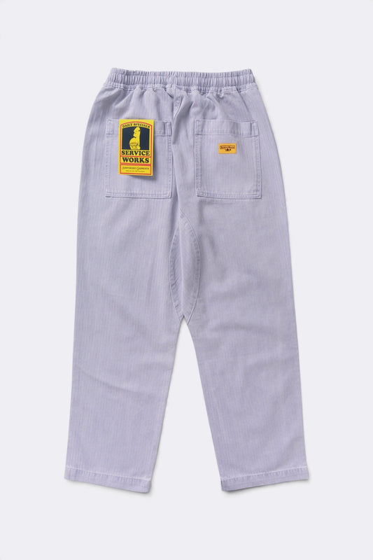 SERVICE WORKS Pigment HBT Chef Pants Lavender | Pantalon | Edgar Bdx