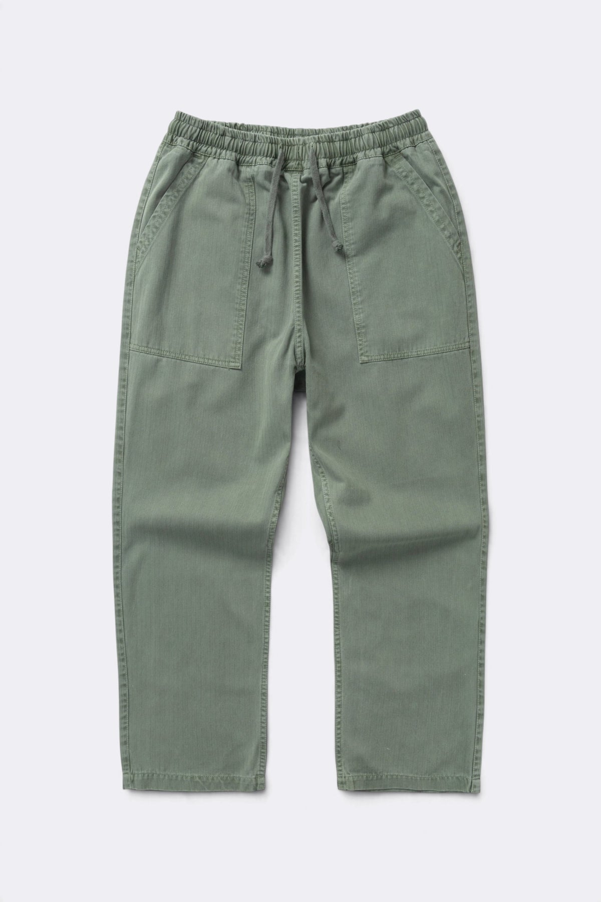 SERVICE WORKS Pigment HBT Chef Pants Olive | Pantalon | Edgar Bdx