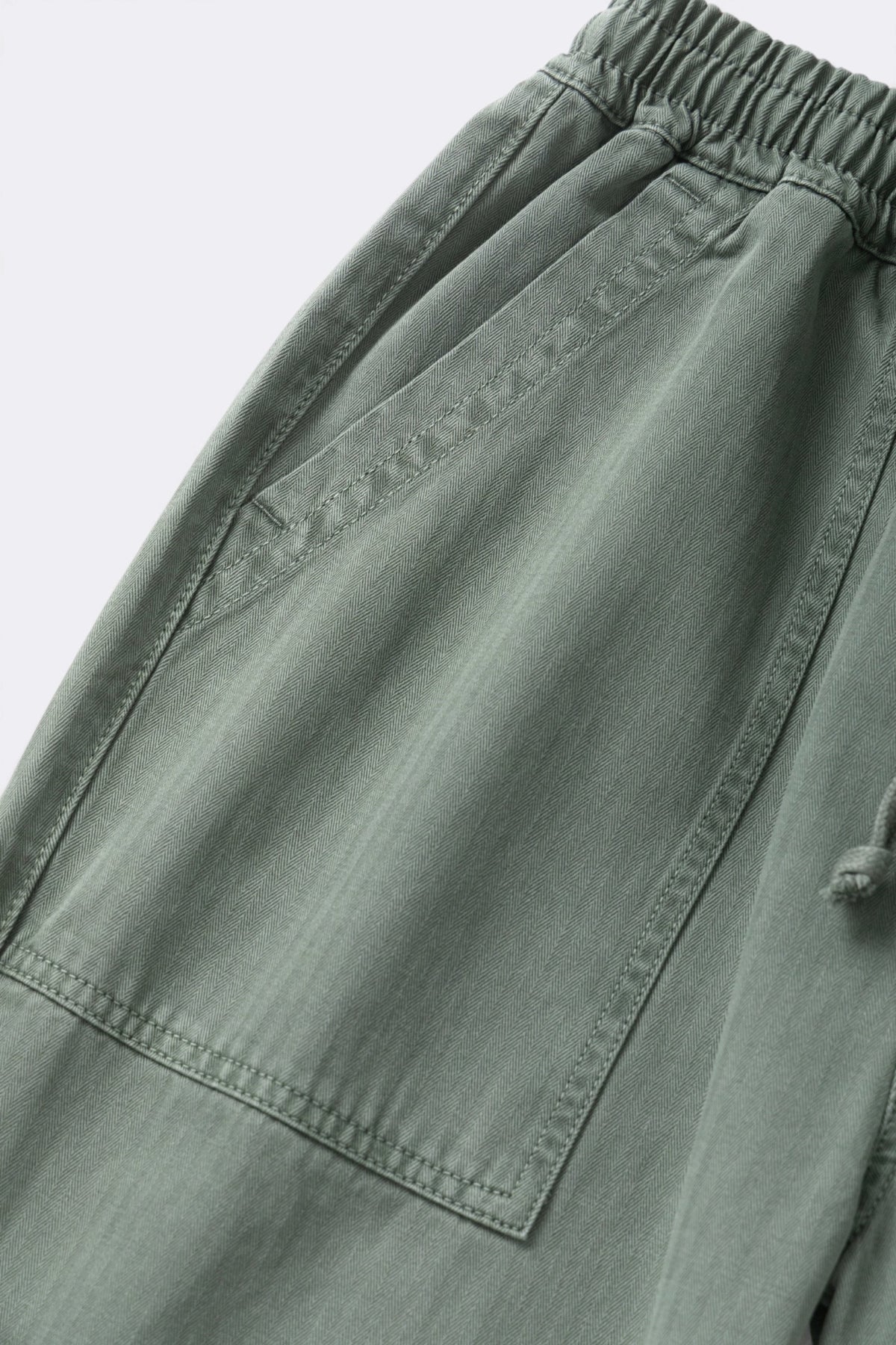 SERVICE WORKS Pigment HBT Chef Pants Olive | Pantalon | Edgar Bdx