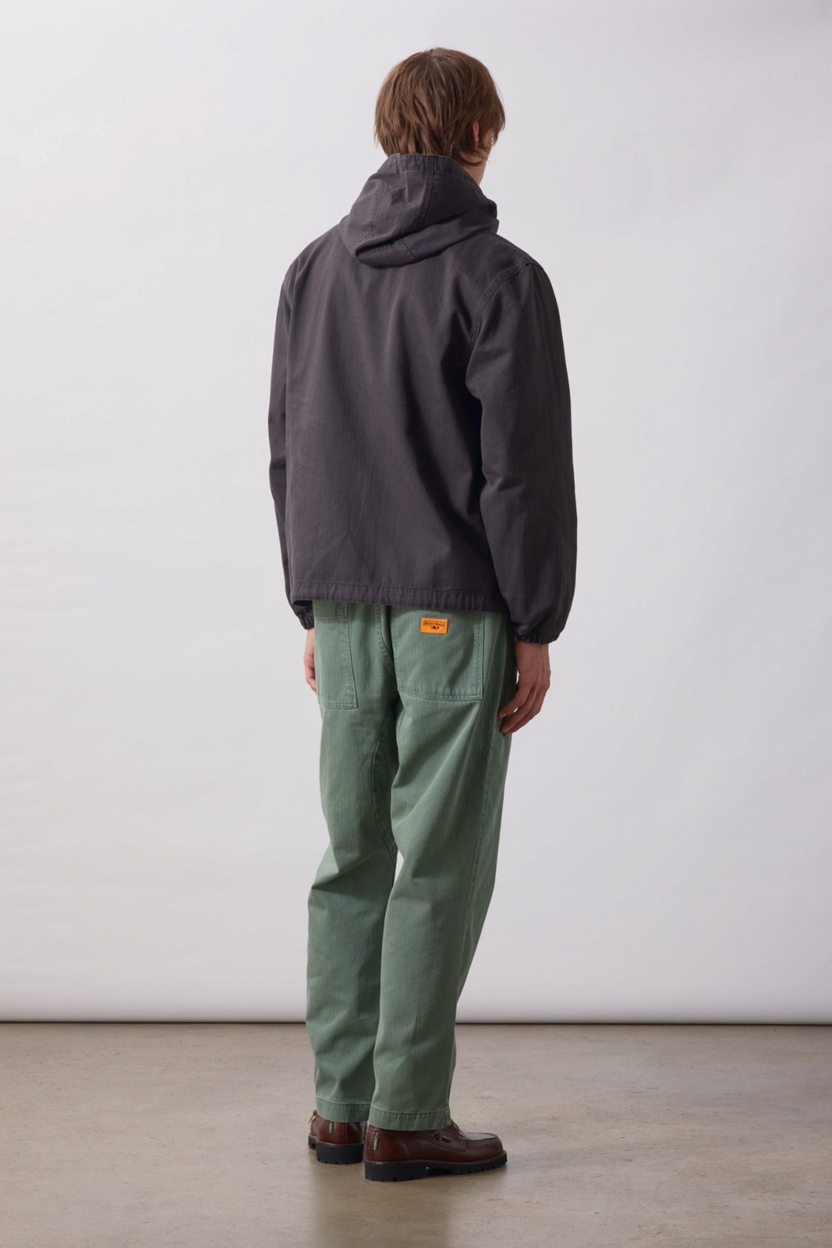 SERVICE WORKS Pigment HBT Smock 2.0 Black | Anorak coton | Edgar Bdx